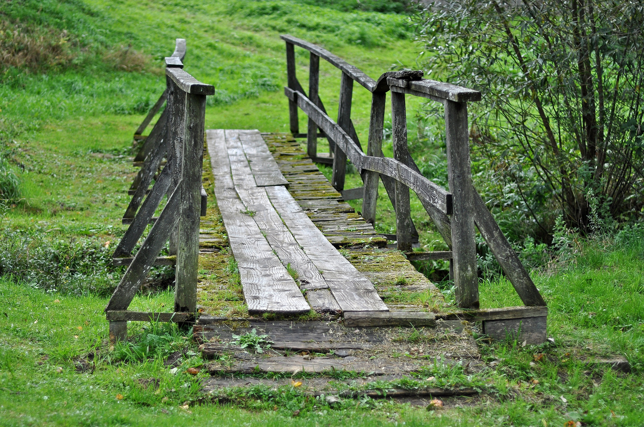 Wooden Bridge in Poland